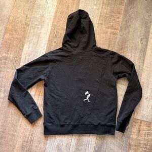 Baseballism Samurai Hoodie Boys black size large Full Zip